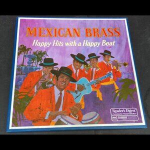 Readers Digest Mexican Brass Happy Hits Record Vinyl LP Box Set 5 Records